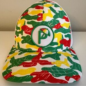 Puma Arnold Palmer Golf Camo Trucker Hat Umbrella Logo Snapback Cap 2022